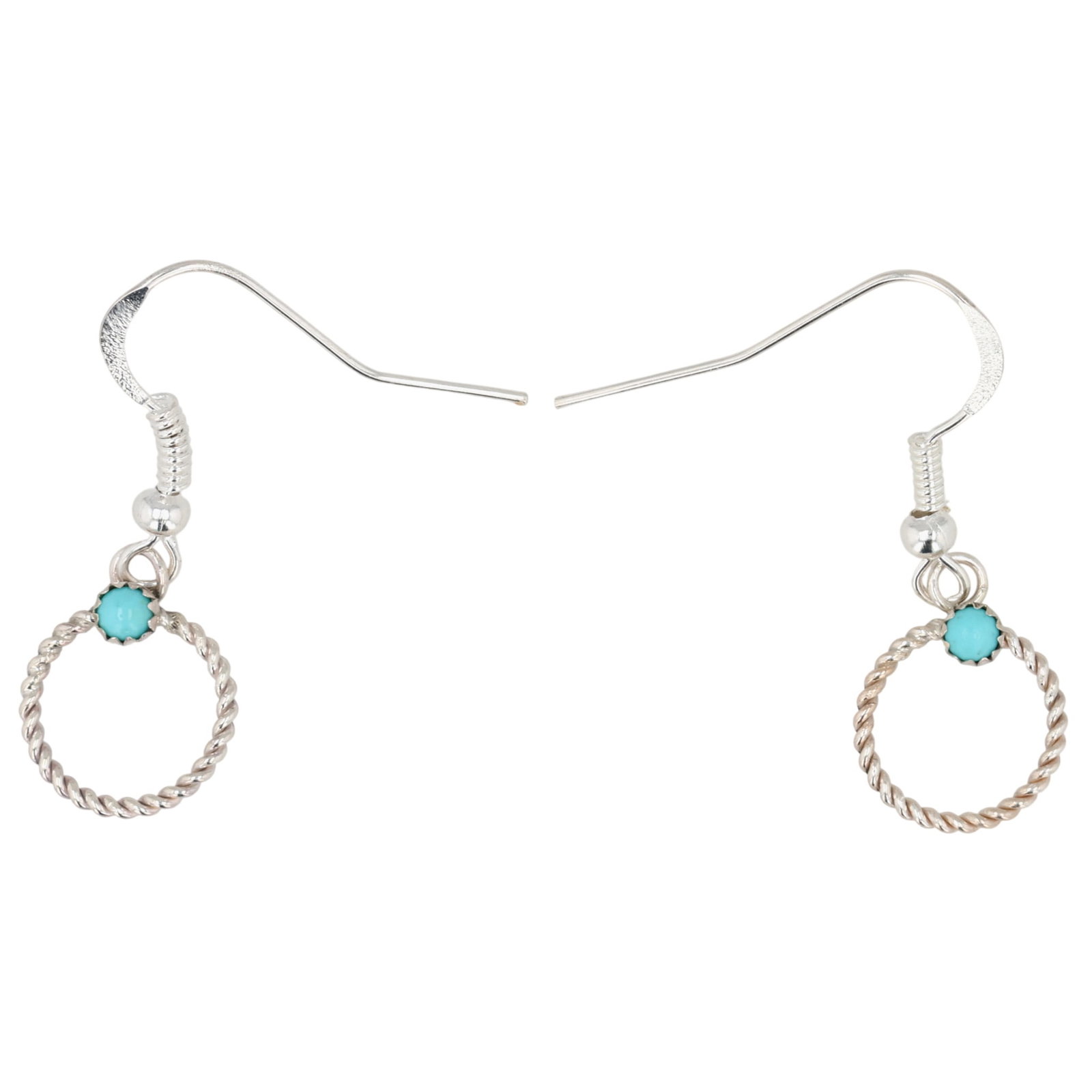 Lorraine Chee Navajo Sterling Turquoise Earrings (1 of 3)