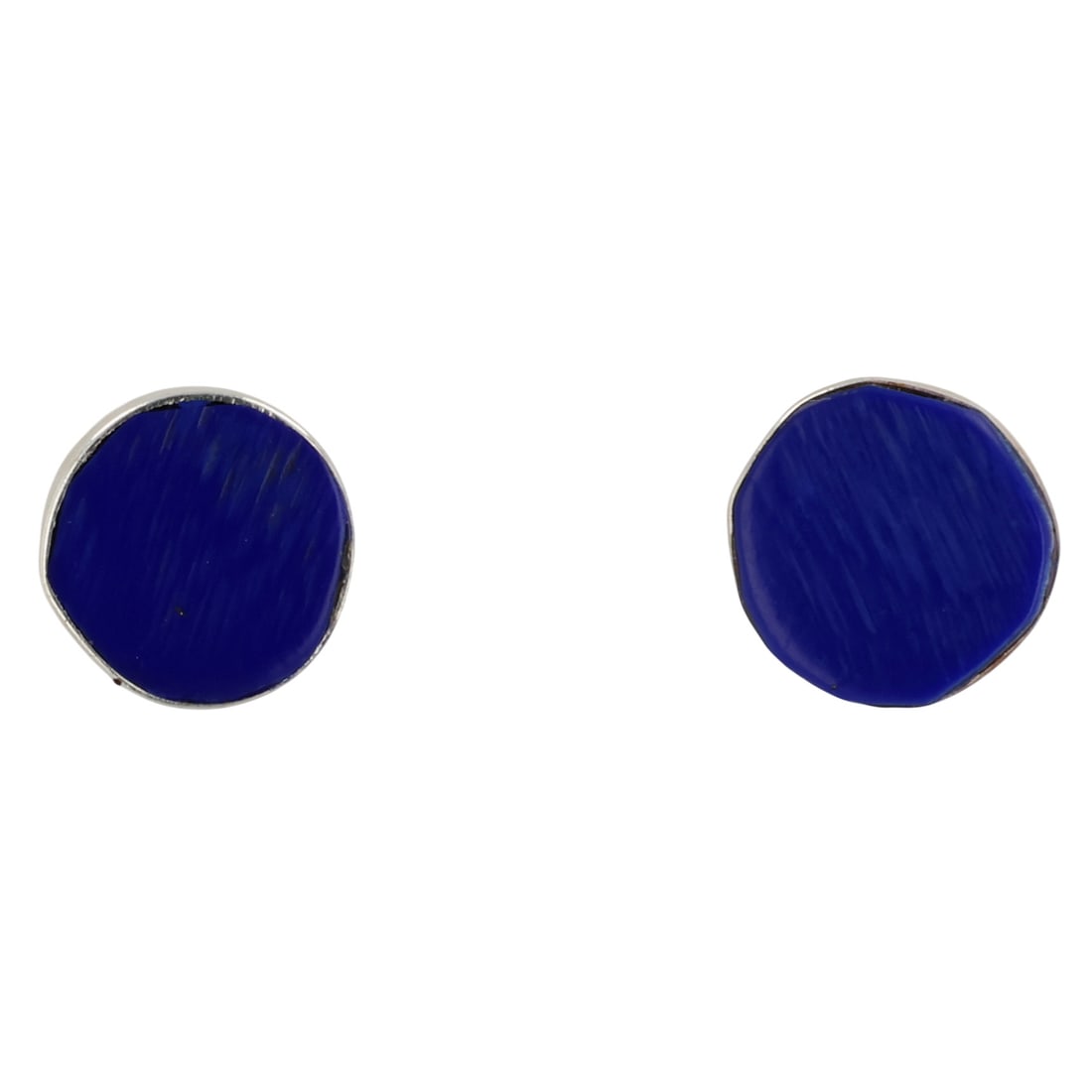 Serena Sanchez Navajo Sterling Lapis Lazuli Earrings (1 of 3)
