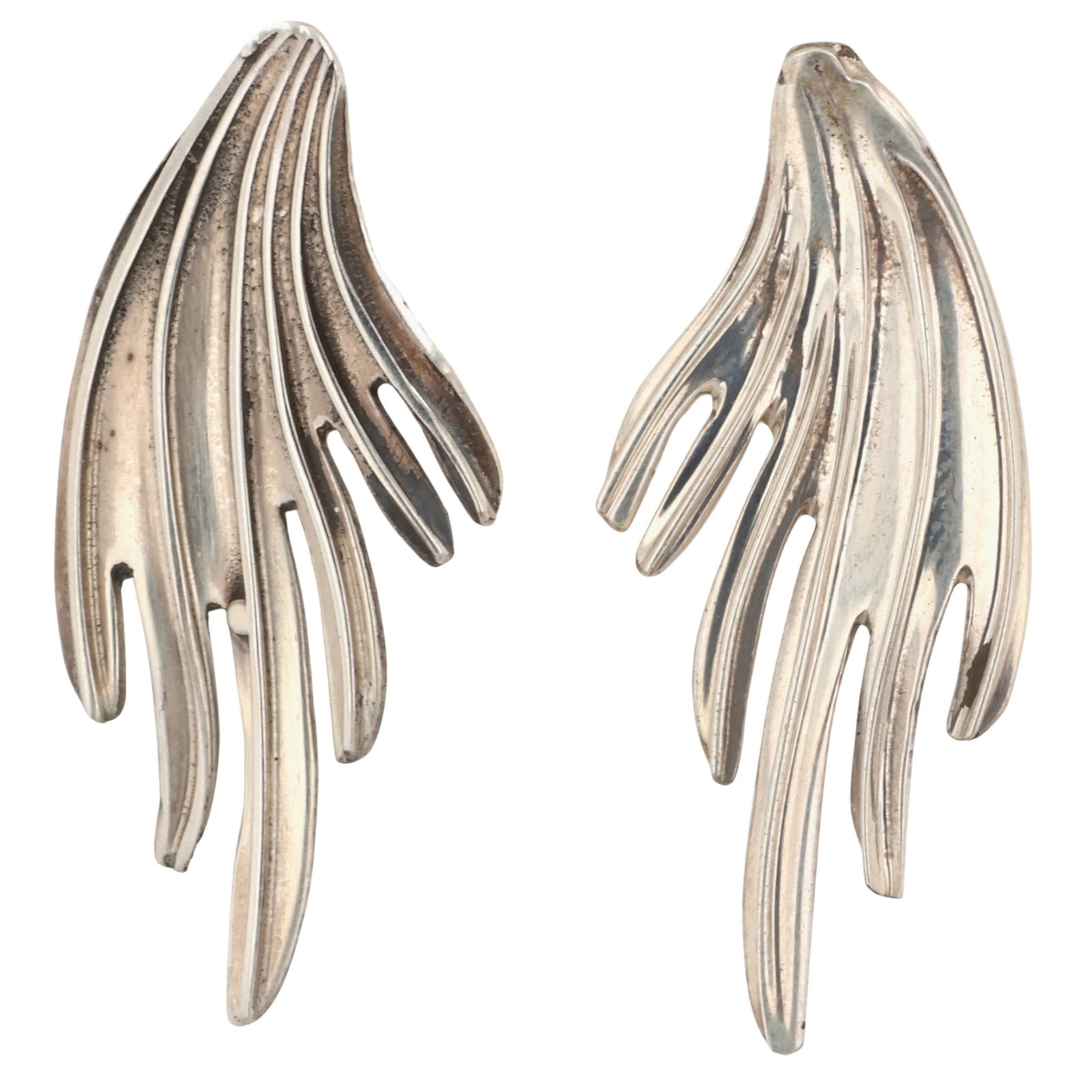 Charles Johnson Navajo Sterling Earrings (1 of 3)