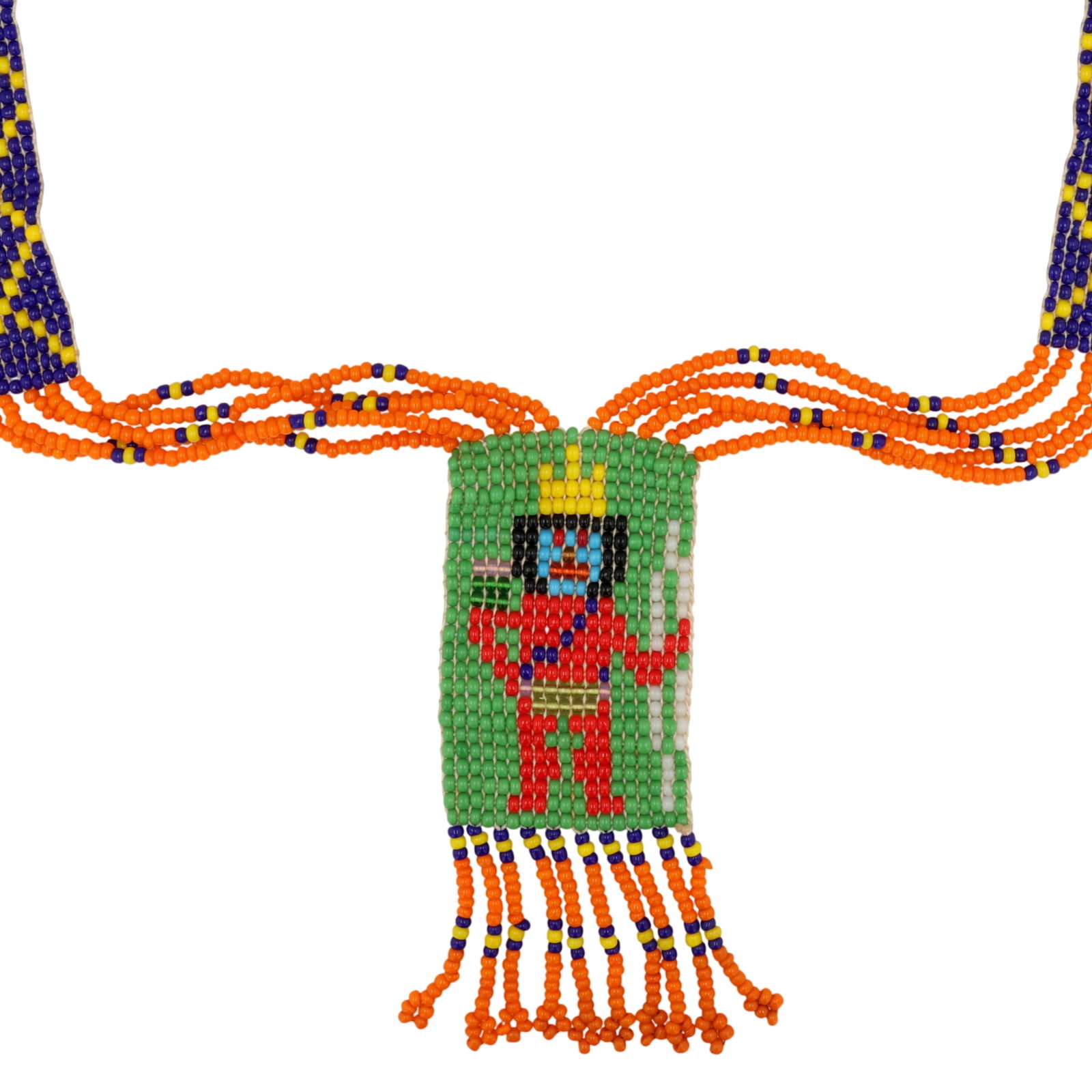 Southwest Multi-Color Microbead Necklace: Southwest Multi-Color Microbead Necklace