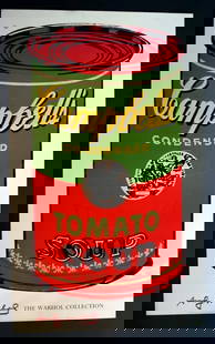 ANDY WARHOL Campbells. Original Lithograph. 1965: ANDY WARHOL United States. Original lithograph. Campbells Tomato soup can - 1965. Numbering W914. Signed with Copyright and authorized legal series footer. Printed in the USA under license © 2003 b