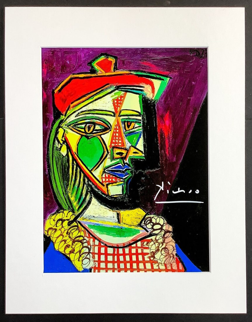 PABLO PICASSO- Hand Signed Signature - Print - C.O.A (1 of 3)
