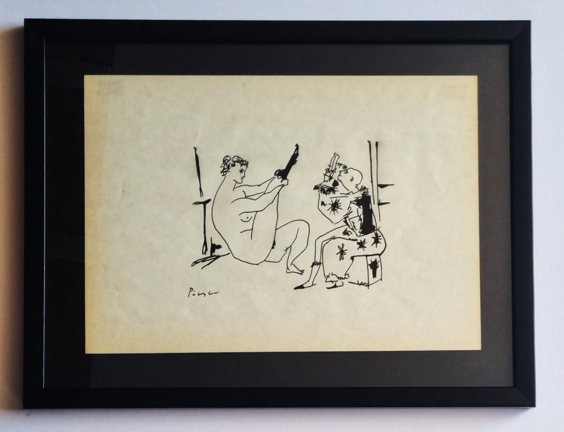 Pablo Picasso, Drawing hand signed (1 of 1)