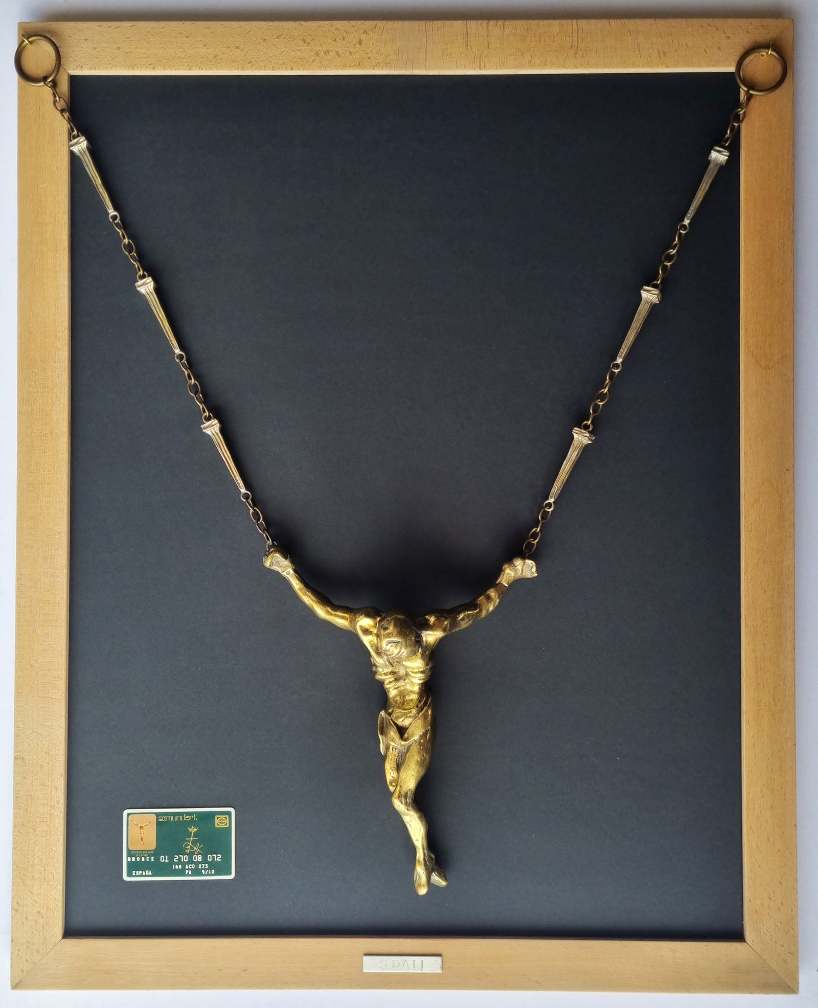 SALVADOR DALI, CRISTO DE SAN JUAN DE LA CRUZ 28 cm CERTIFIED. (1 of 6)