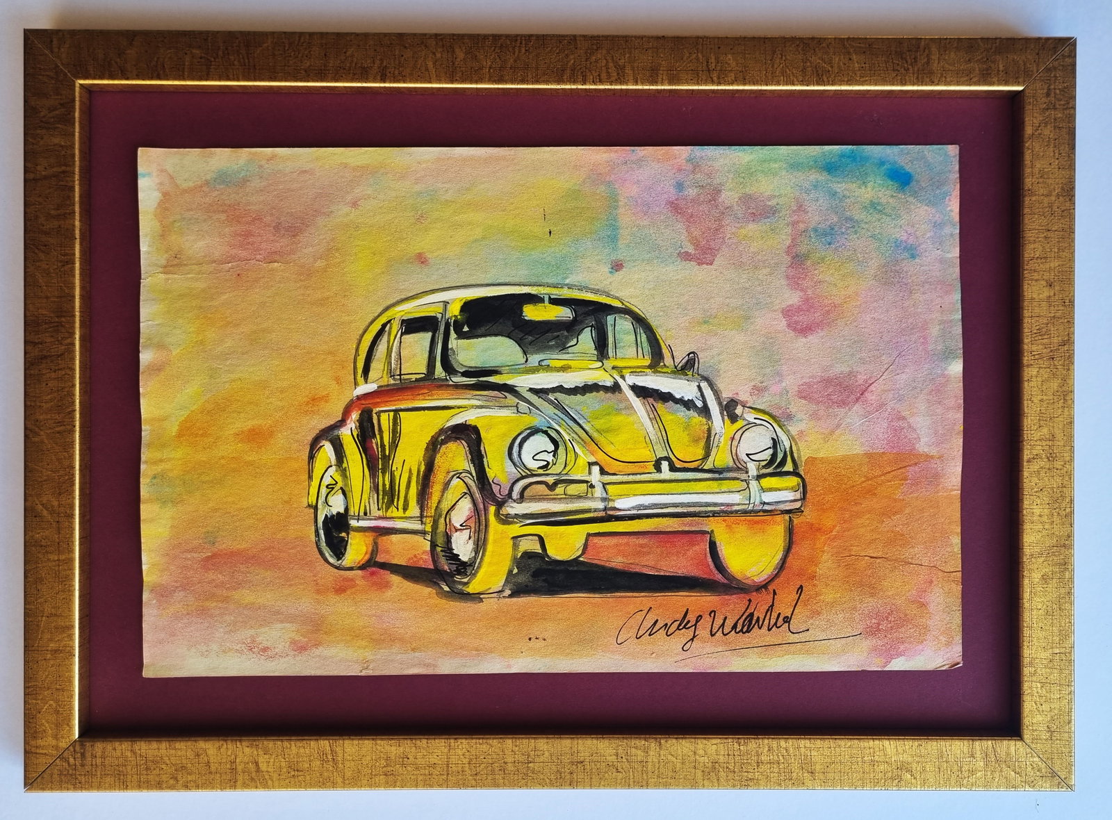 Andy Warhol drawing , Hand signed. (1 of 1)