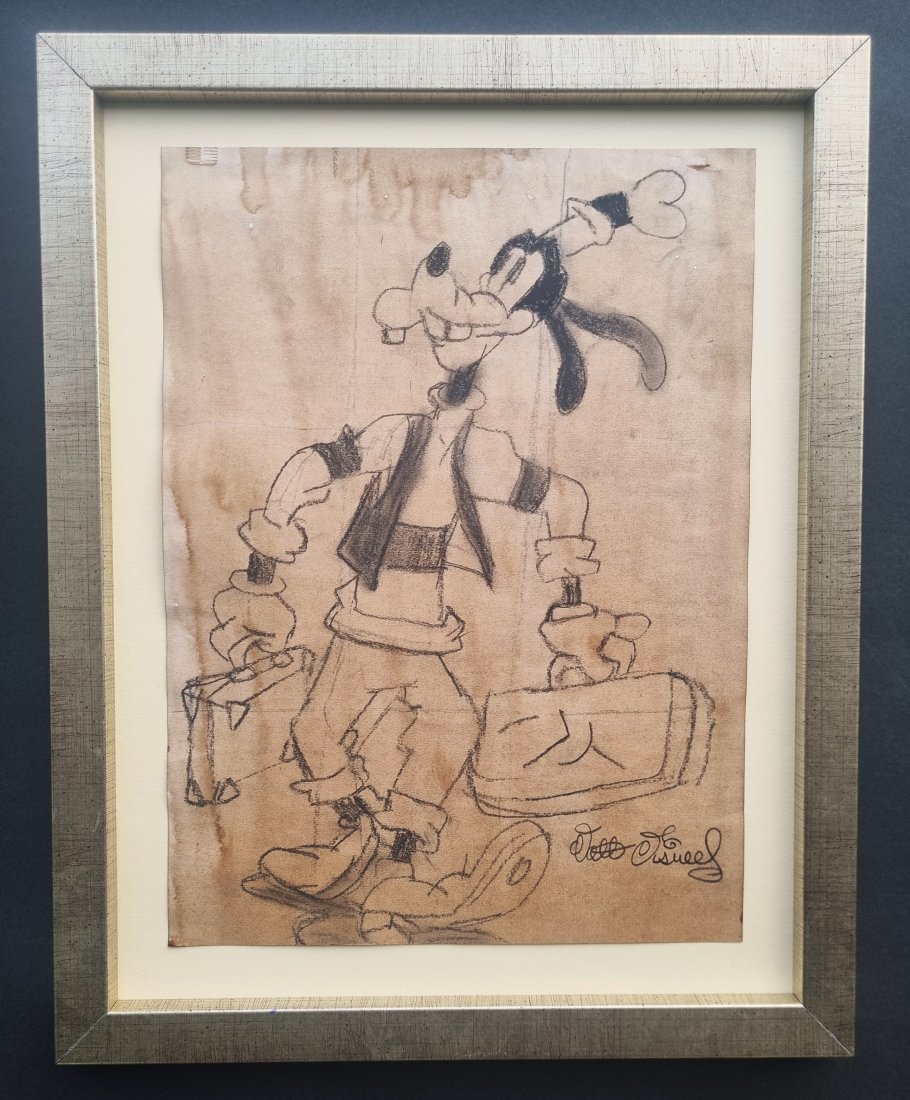 Walt Disney Drawing- hand signed, Dimensions: 31 x 23 cm (1 of 1)
