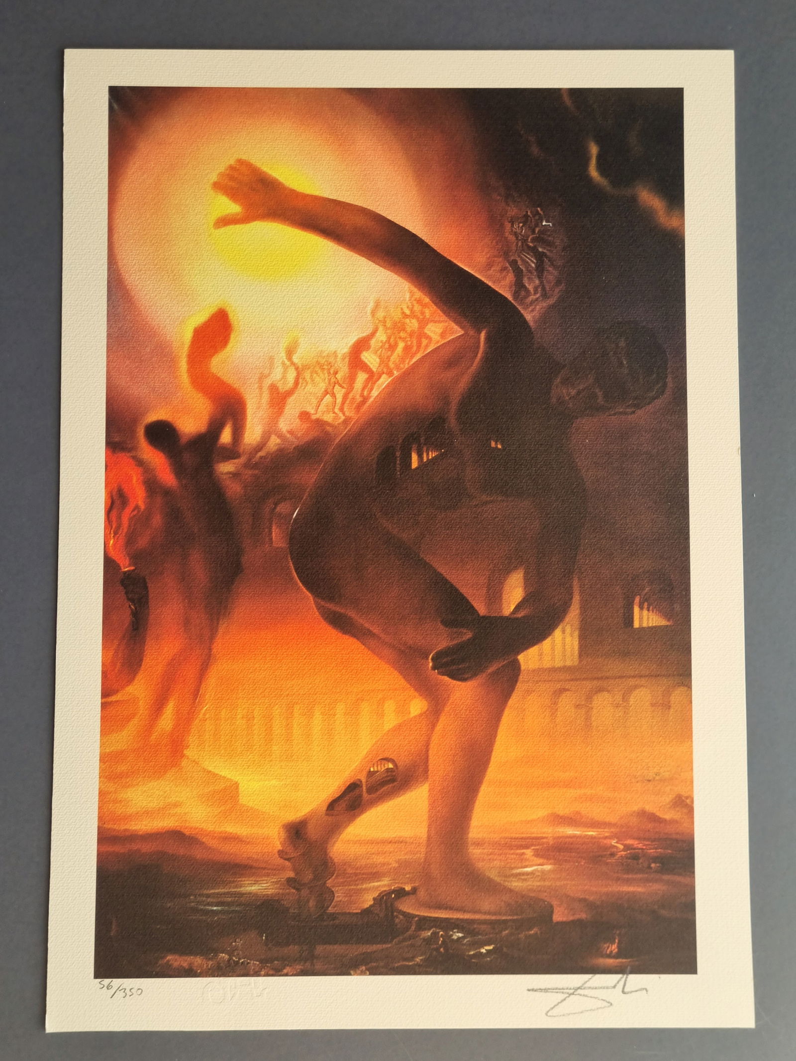 Salvador Dali Lithograph signed by hand, paper 300 gm (1 of 3)