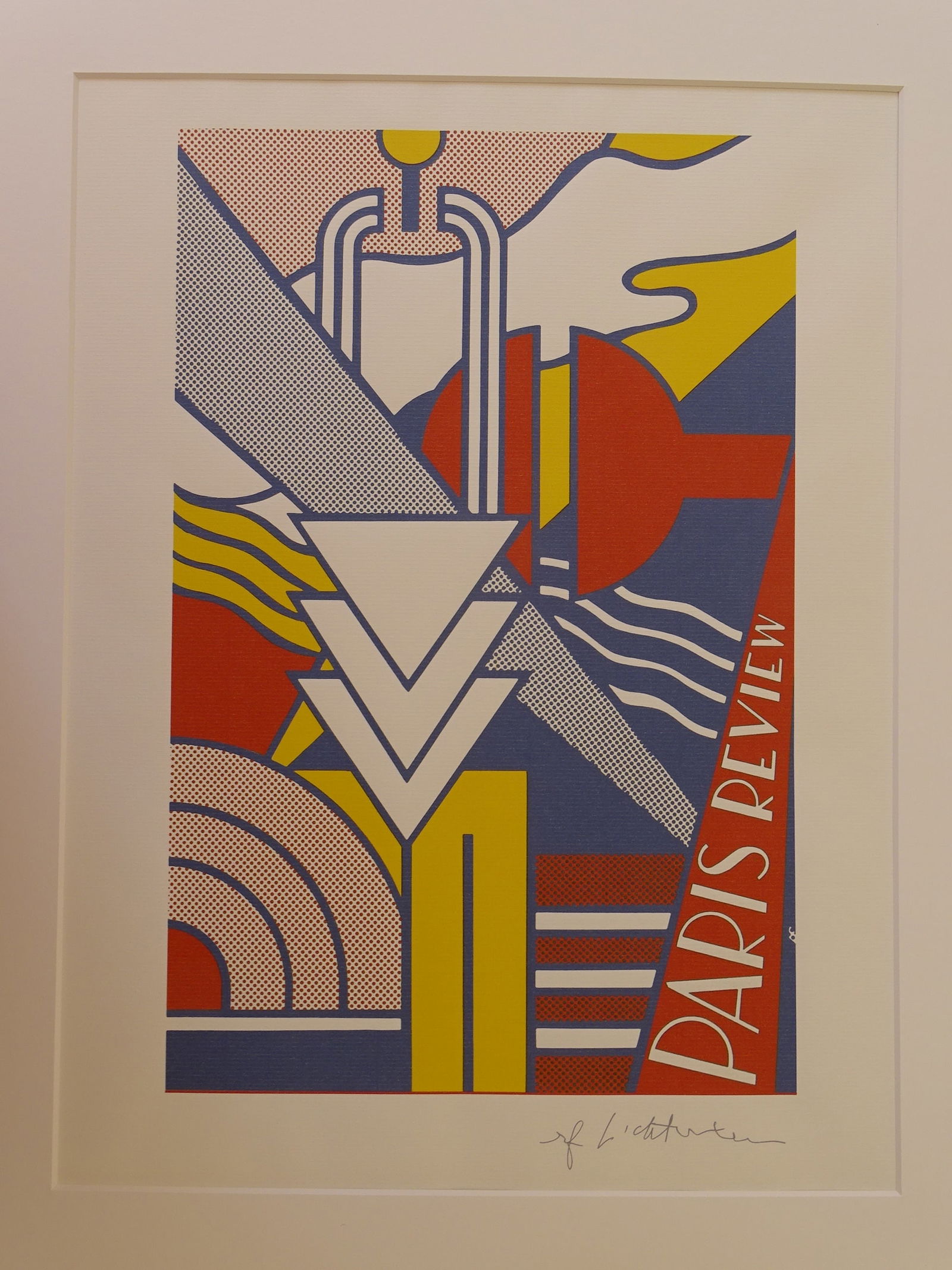 Roy Lichtenstein: Roy Lichtenstein, 50x40cm, signed in print.