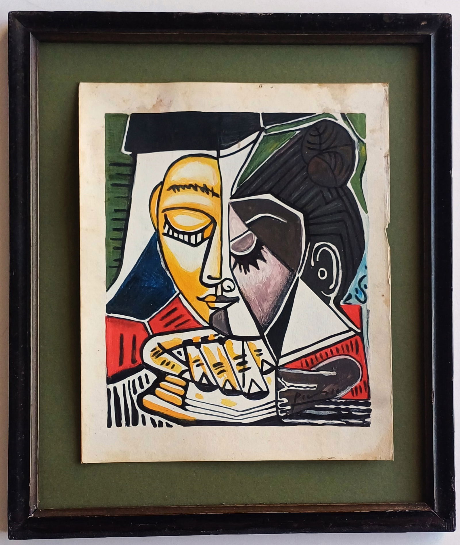 Pablo Picasso , hand drawing and signed (1 of 1)