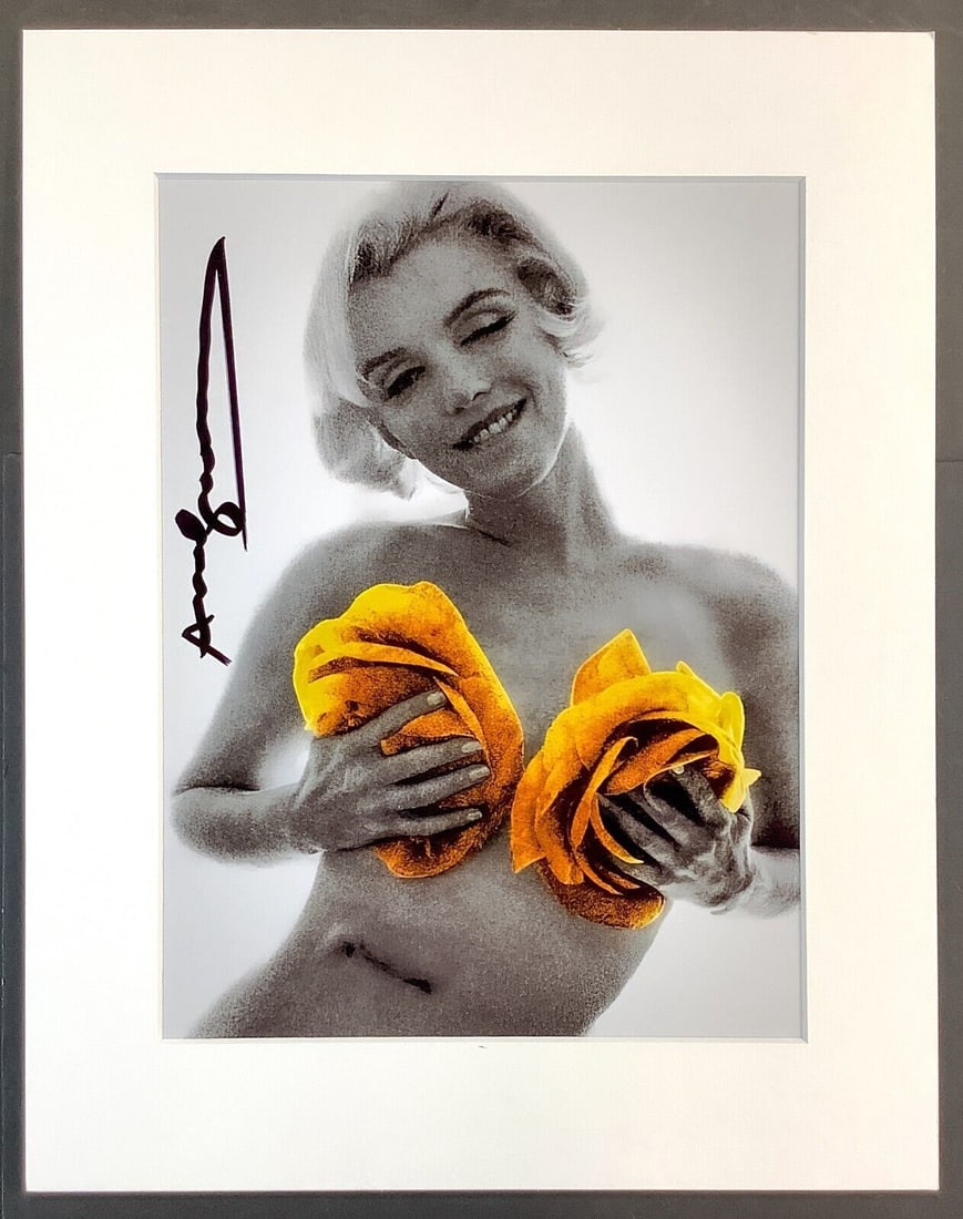 ANDY WARHOL , MARILYN MONROE, PRINT ,Hand Signed. (1 of 5)