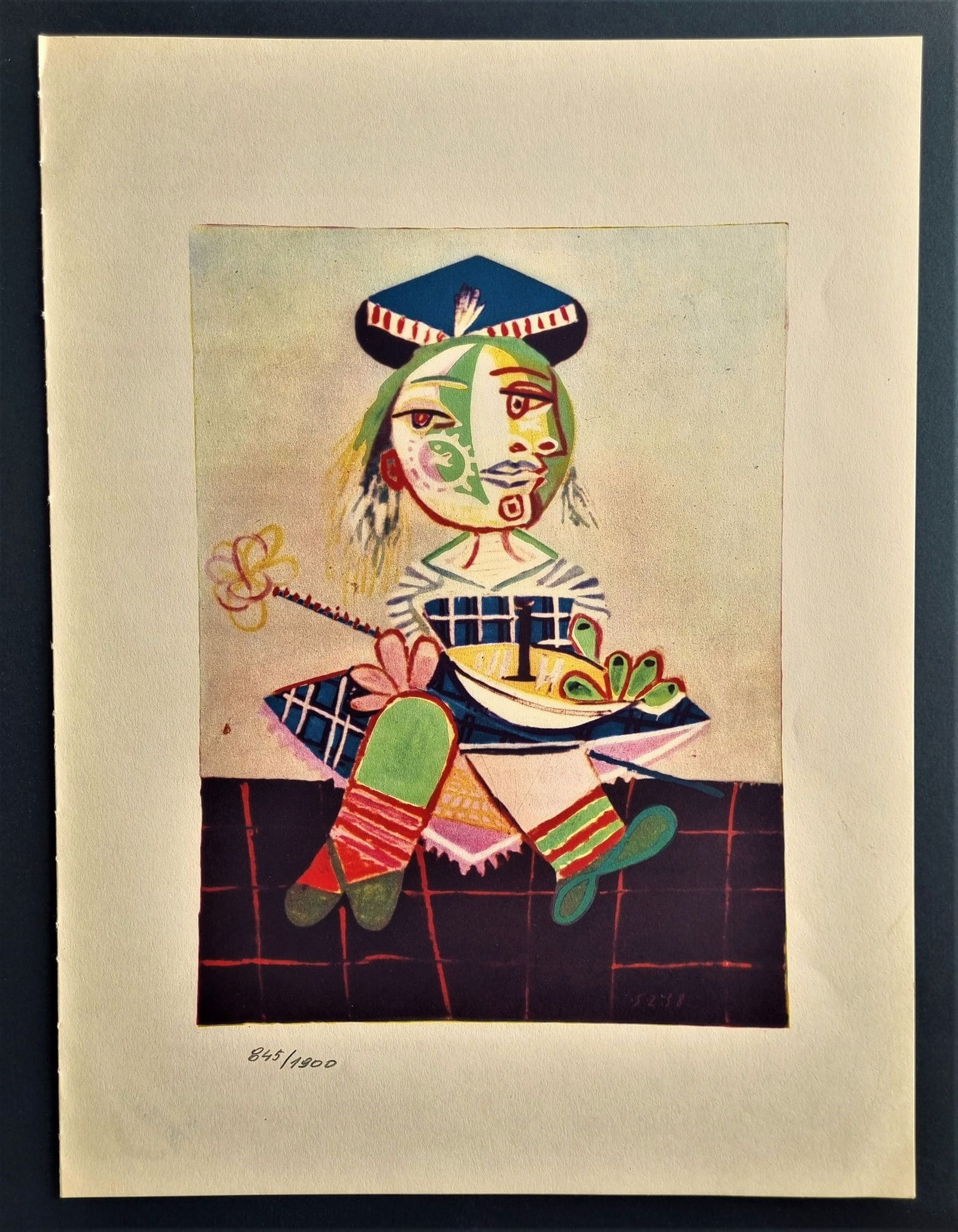Pablo Picasso , limited edition lithograph, COA (1 of 4)