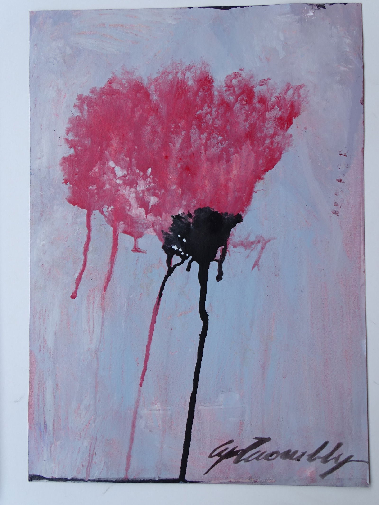 Cy Twombly, hand signed, drawing (1 of 6)