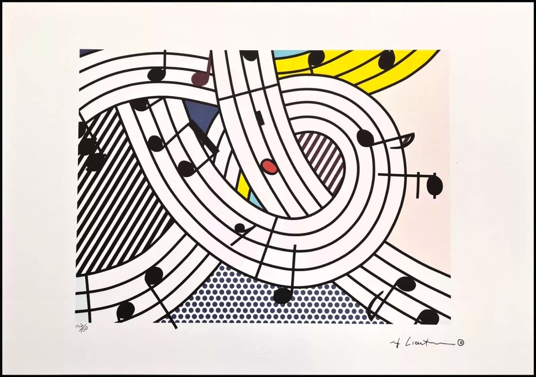 ROY LICHTENSTEIN, ORIGINAL LITHOGRAPH LIMITED EDITION (1 of 5)