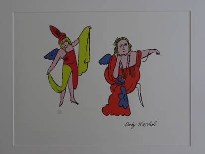 ANDY WARHOL, SIGNED, NUMBERED: ANDY WARHOL , HAND NUMBERED,LIMITED PLATE SIGNED GRANO-LITHOGRAPH.FROM :1981/1986.PENCIL NUMBERED ON LEFT SIDE / 40 x 50 cm (19.7 x 15.75 inch),This lithograph was produced and pressed on quality wove