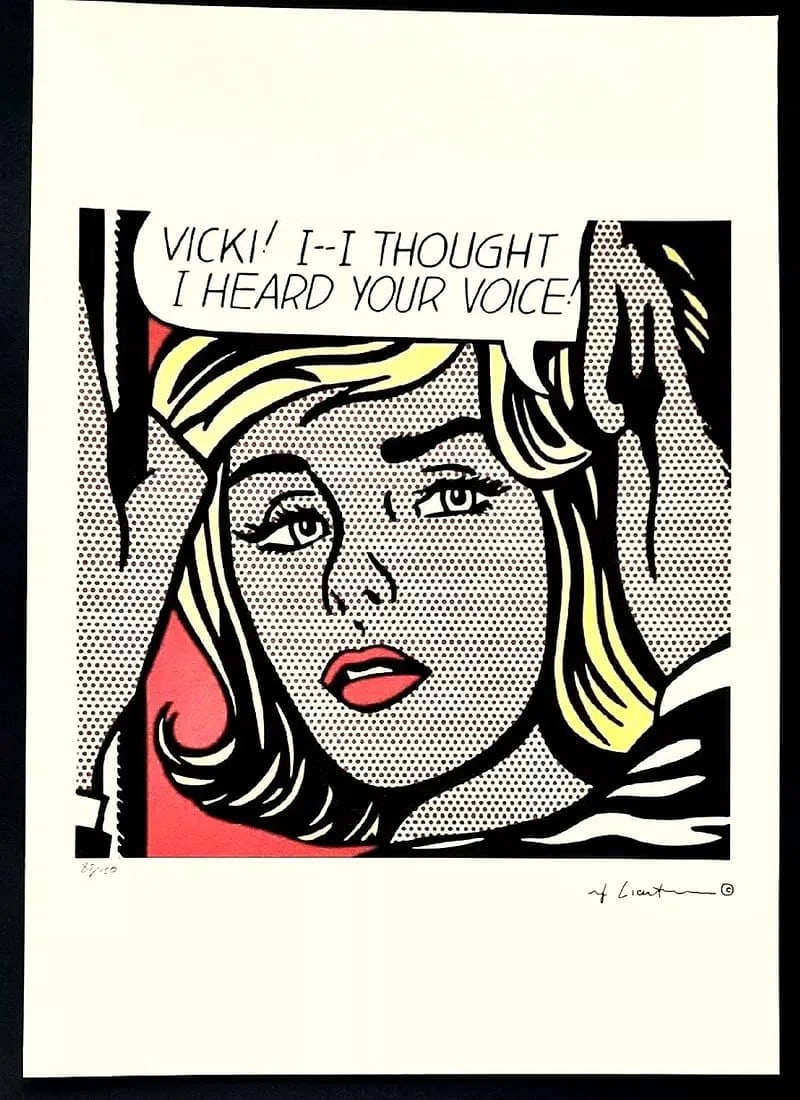 ROY LICHTENSTEIN, ORIGINAL LITHOGRAPH LIMITED EDITION (1 of 5)