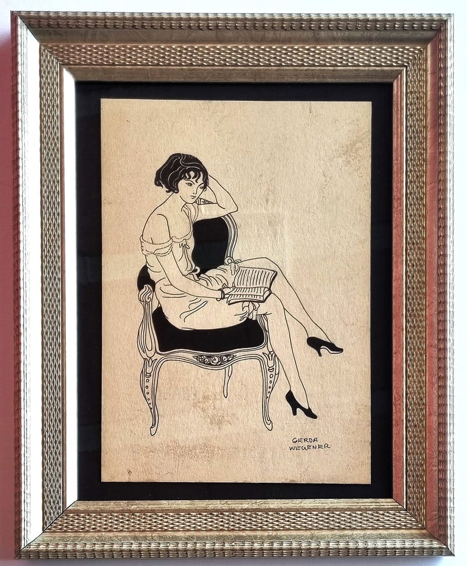 Gerda Wegener Drawing on paper (1 of 2)