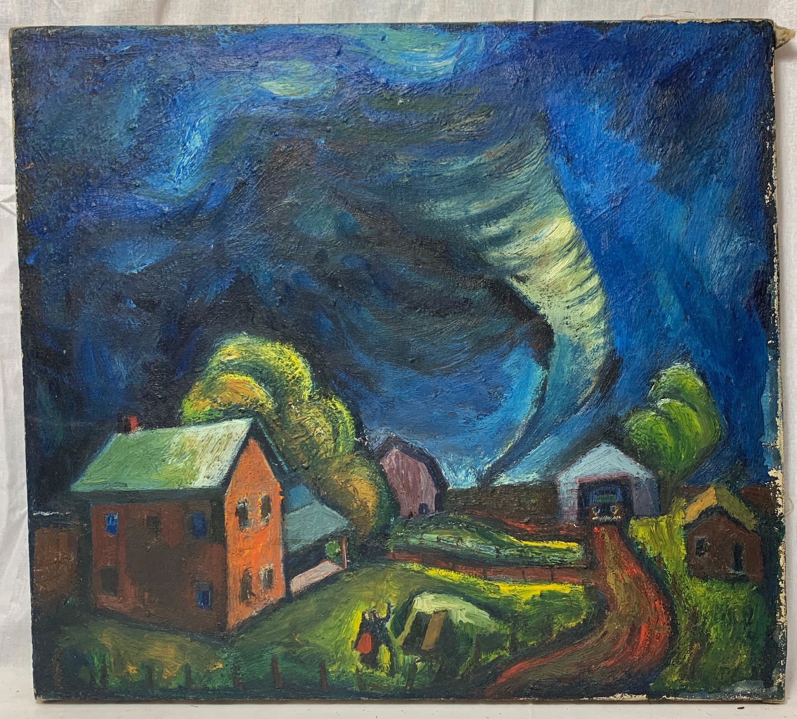 After Maurice Utrillo, Oil on Canvas (1 of 4)