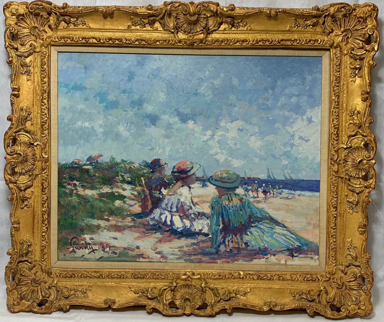 Donald Purdy, American (Born 1924) Oil on Board (1 of 6)