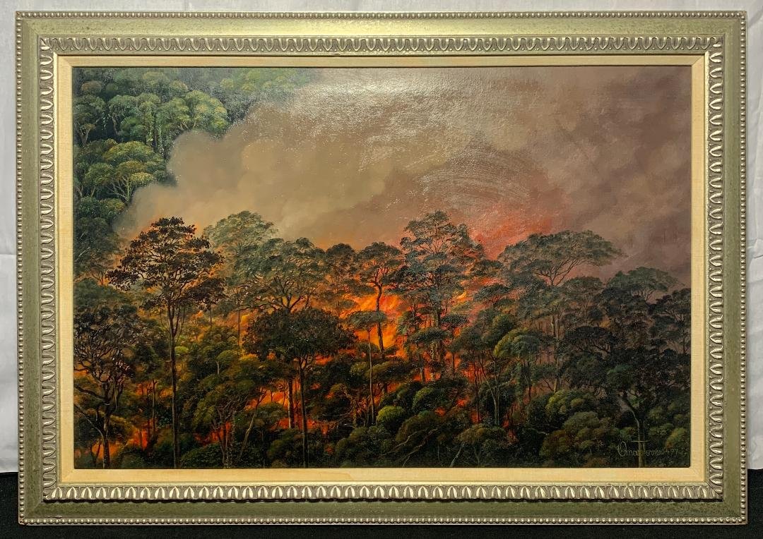 Omar Torres, Cuba (Born 1962) Oil on Canvas (1 of 6)