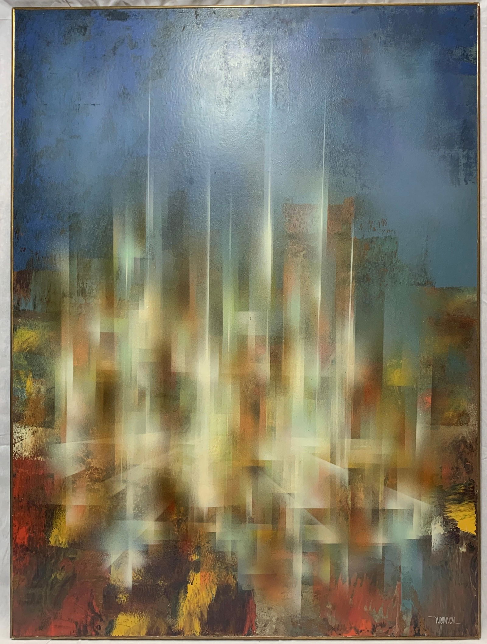 Leonardo Nierman, New York/Mexico, Oil on Masonite (1 of 5)