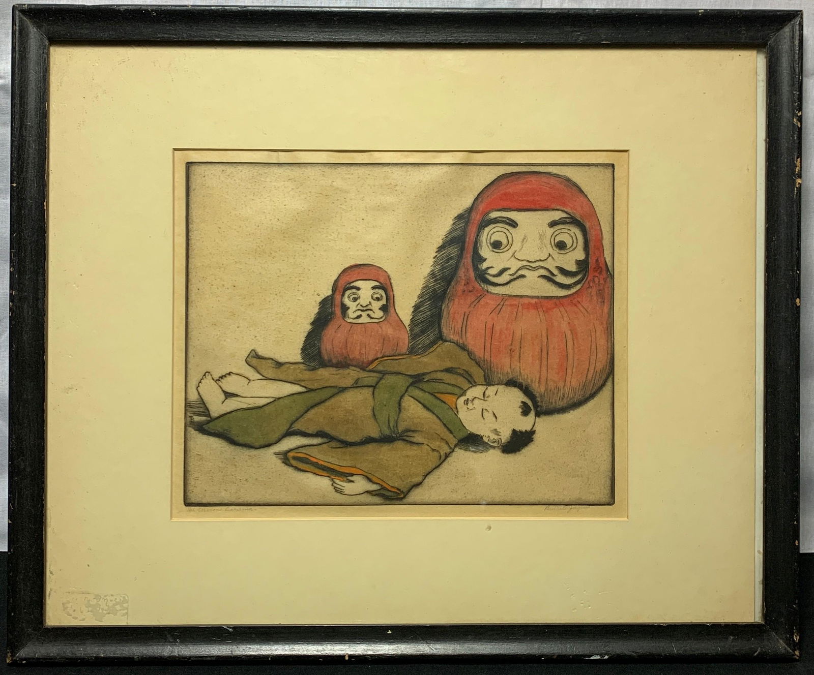 Bertha Jaques, American (1863-1941) Colored Etching (1 of 5)