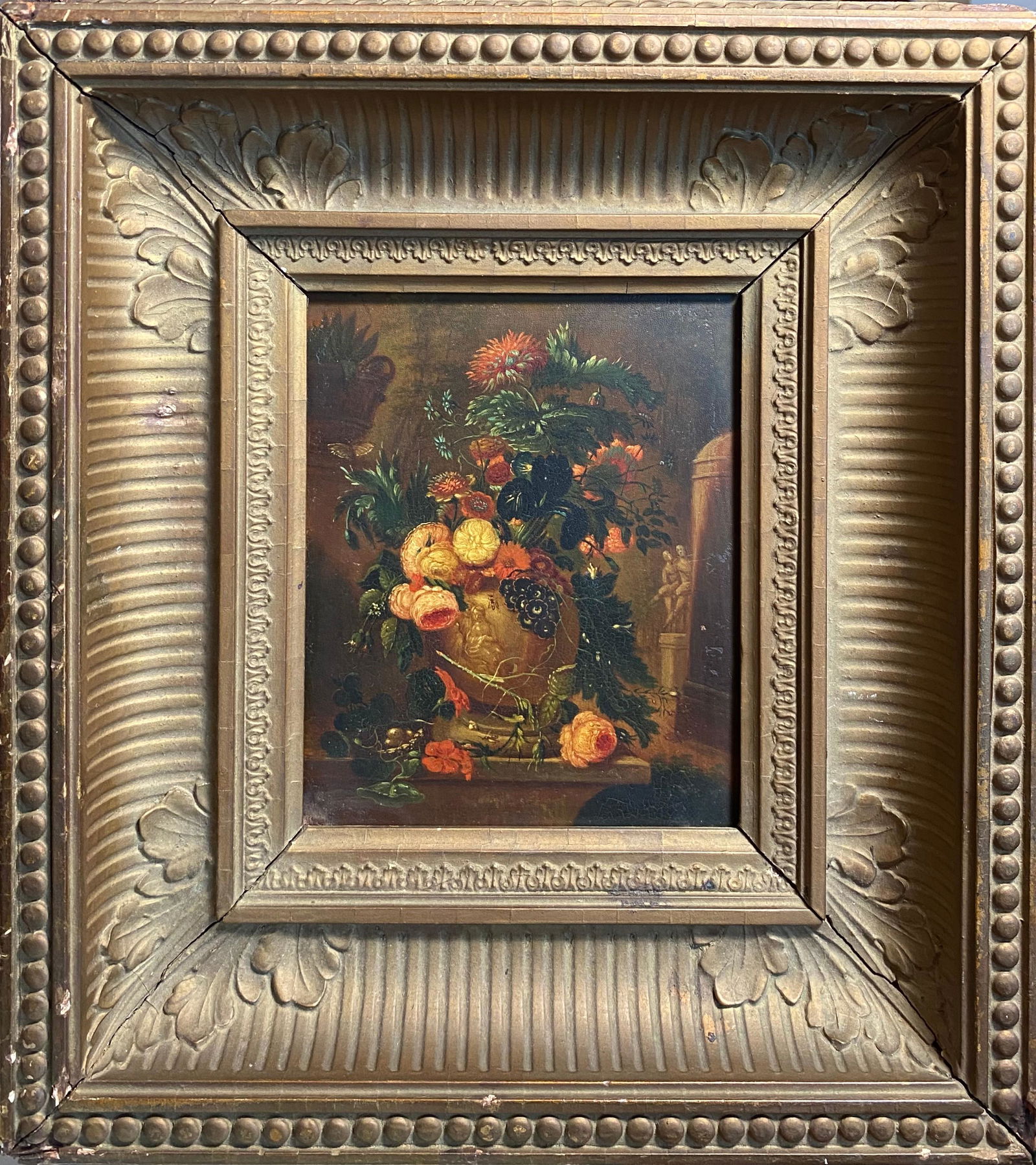 Early 18th c. Miniature Oil on Copper (1 of 2)