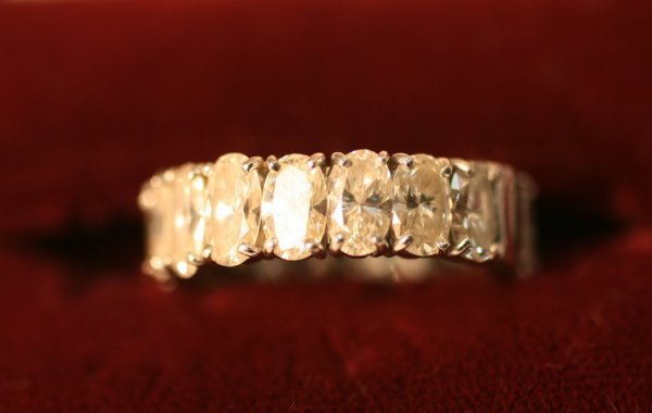 7 carat eternity band