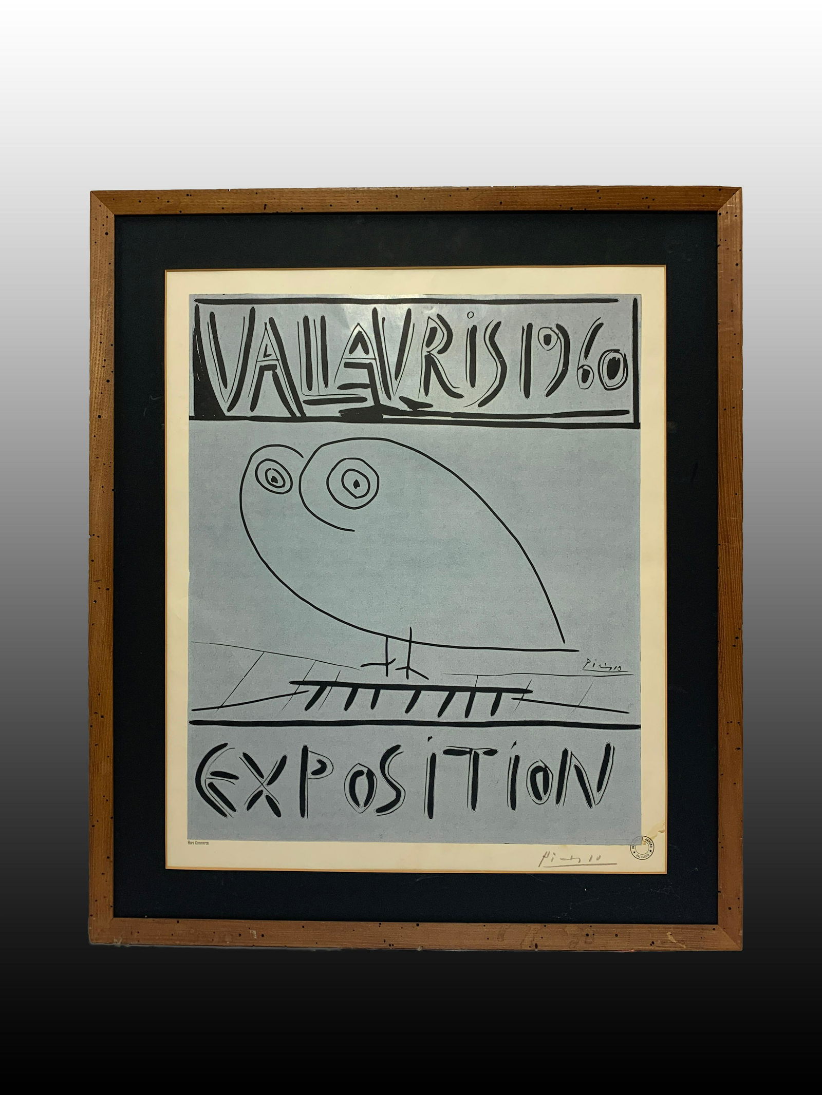 Picasso signed Vallauris 1960 Exposition Poster (1 of 5)