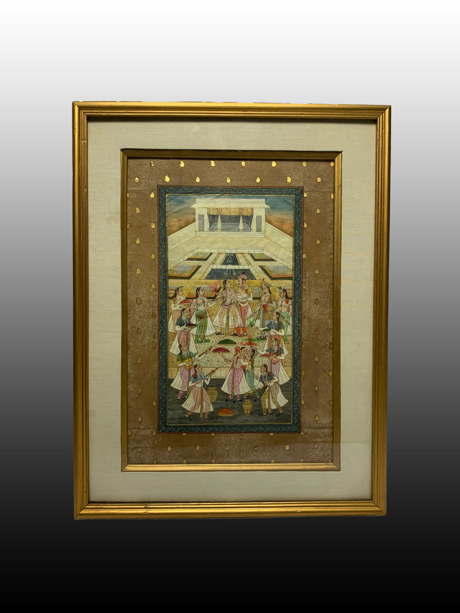 18th c Persian Miniature Painting Illumination (1 of 4)