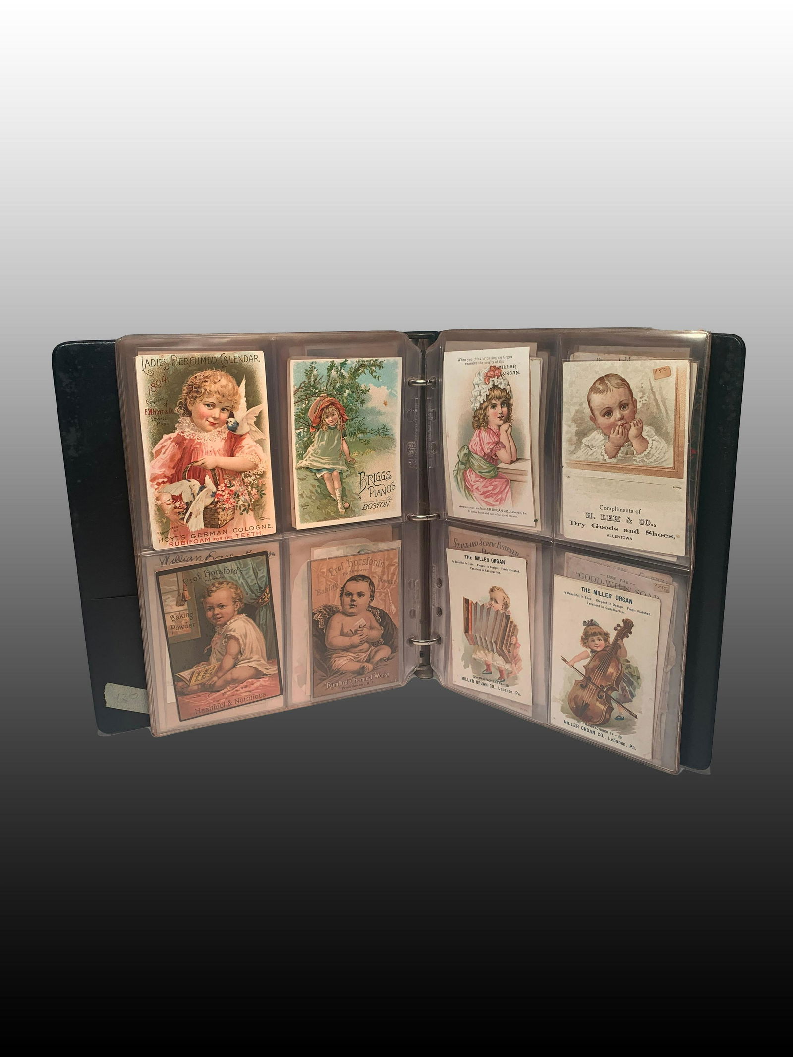 Collection of 150 trade and/or ad cards, 19th and 20th (1 of 15)