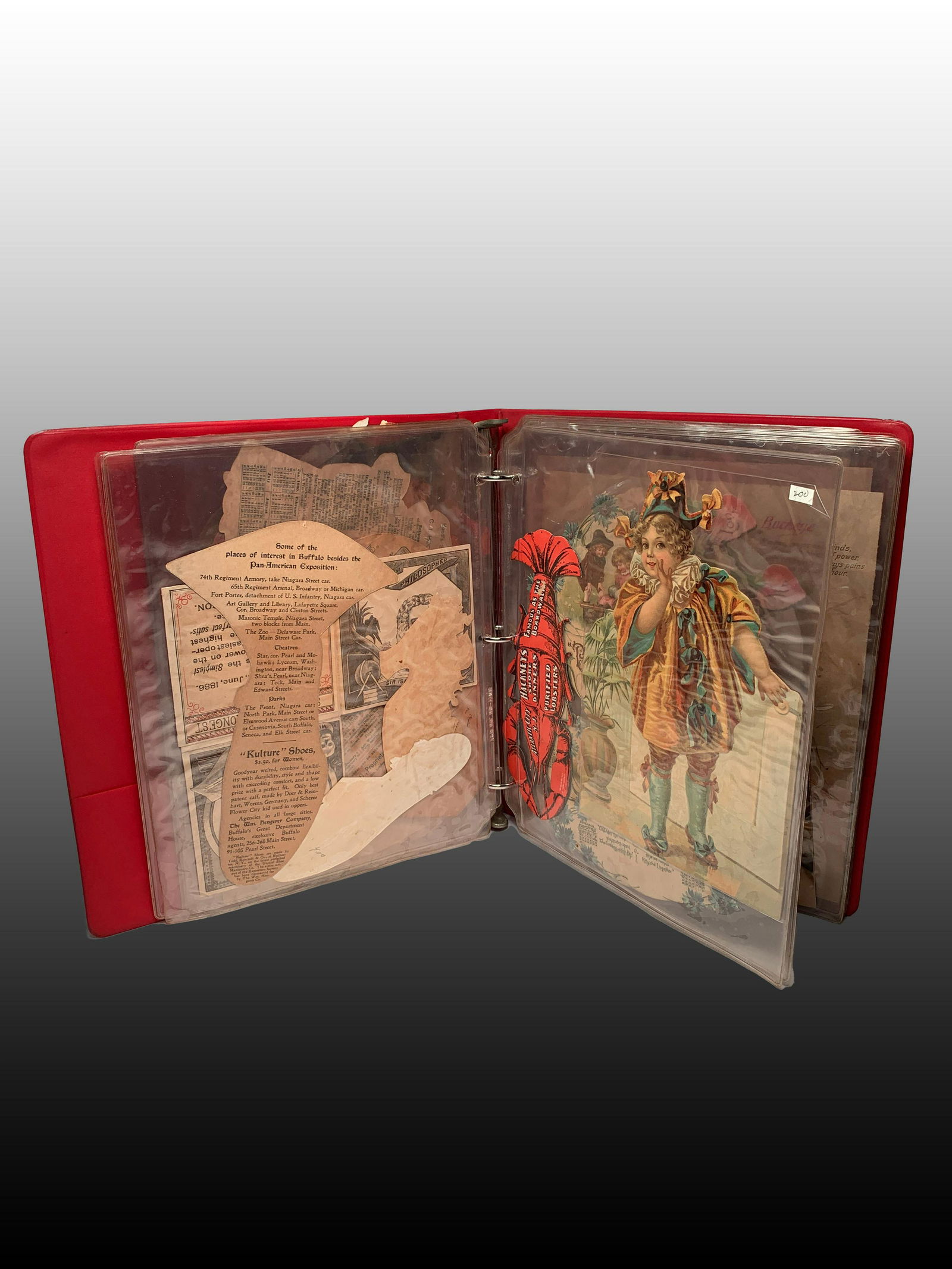 Collection of 60 trade and/or ad cards, 19th and 20th c (1 of 20)