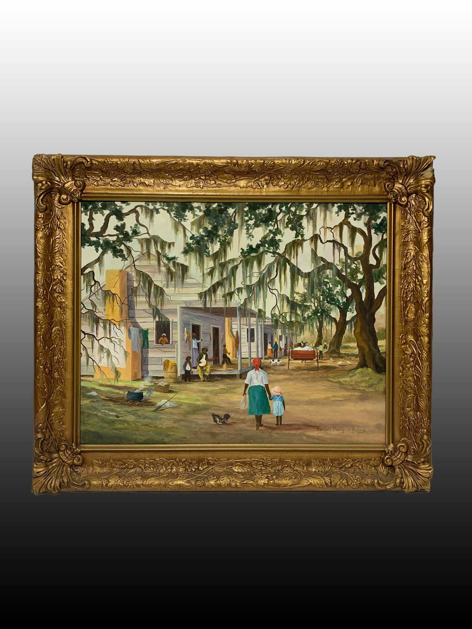 Wendell Thompson Perkins, American (1928-1997) Painting (1 of 5)