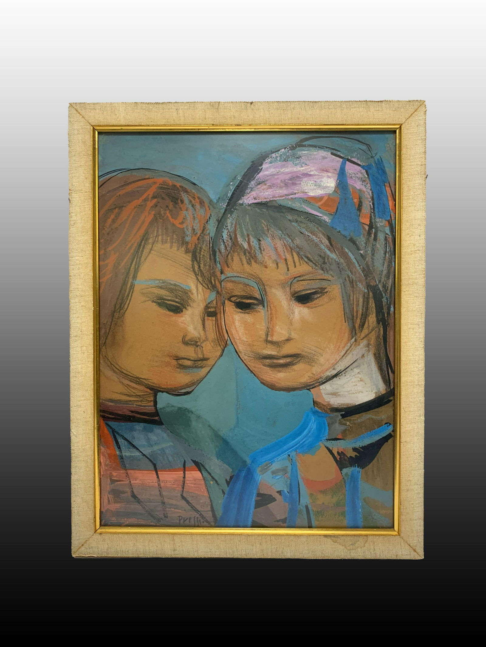 Josef Presser, American (1907-1967) Mixed Media (1 of 5)