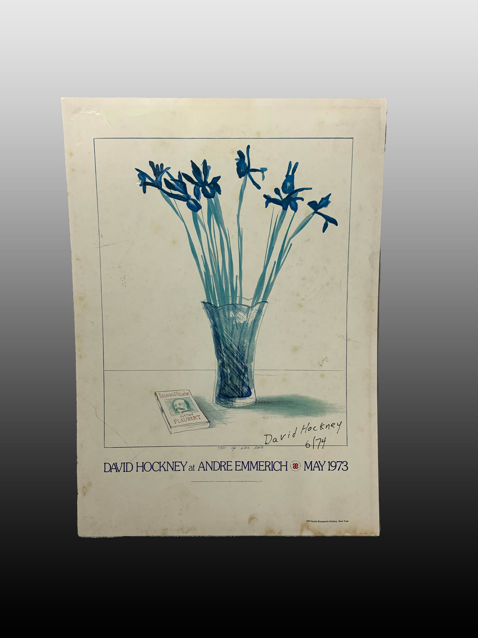 David Hockney signed and Dated by Artist (1 of 6)