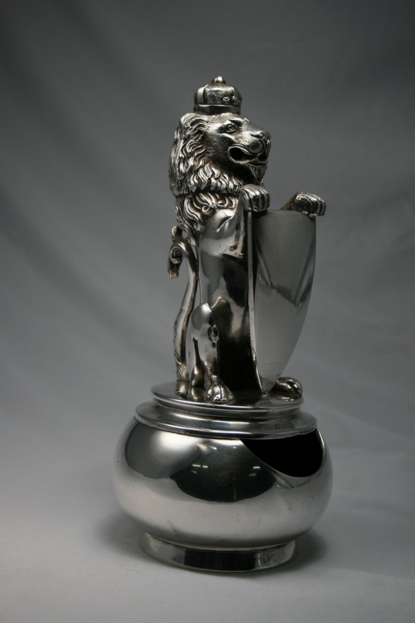 Rare Victorian Silverplate Spoon Warmer - 2