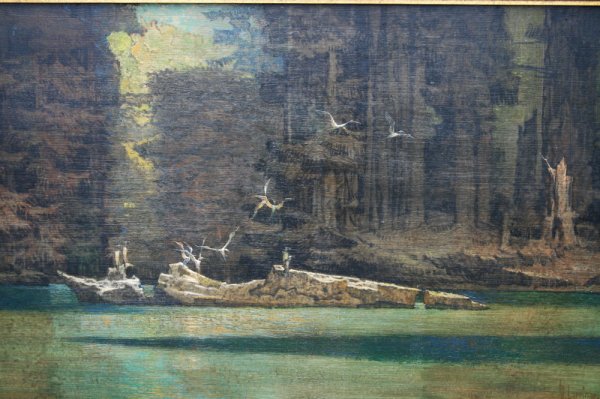 Mario Larrinaga (Taos NM, 1895-1979) Oil Painting - 2