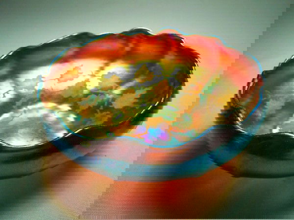 Tiffany Favrille Bowl with Intaglio Decoration: Signed L.C.T. Favrille, numbered 1286.