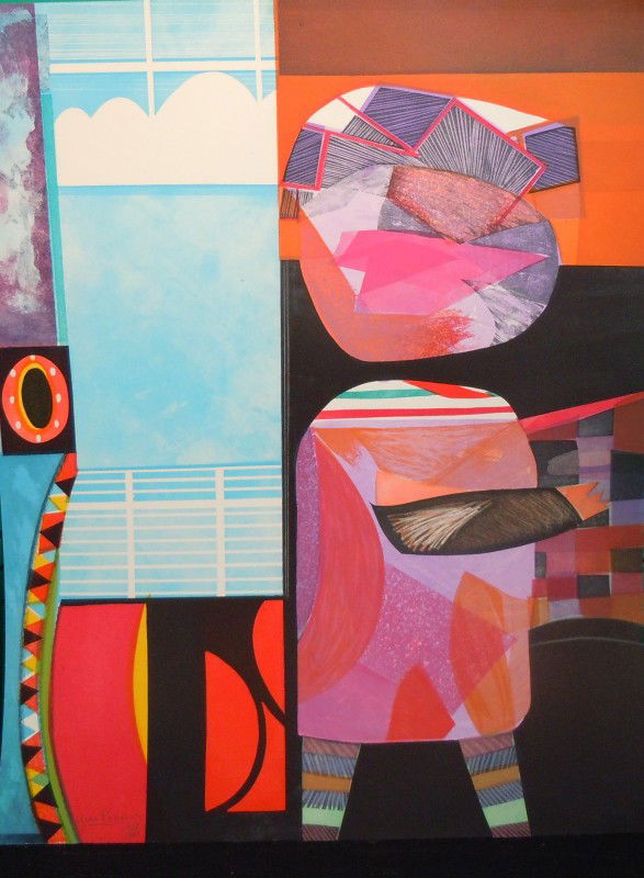 Max Papart, "La Vie En Rose": From the Old School Square Museum, Max Papart lithograph on handmade paper. Pencil signed and numbered 123/195. Measurements are: 22 3/4" x 17 7/8". Disclaimer: Any piece of art deaccessed from the Ol