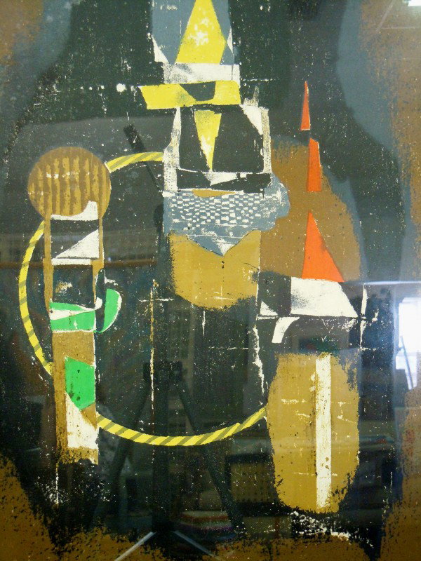 Johnny Friedlander, "Fugue Around A Festival" : From the Old School Square Museum, a limited edition lithograph. Pencil signed and numbered by artist, 78/150. Measurements are: 31" x 23."Disclaimer: Any piece of art deaccessed from the Old School S