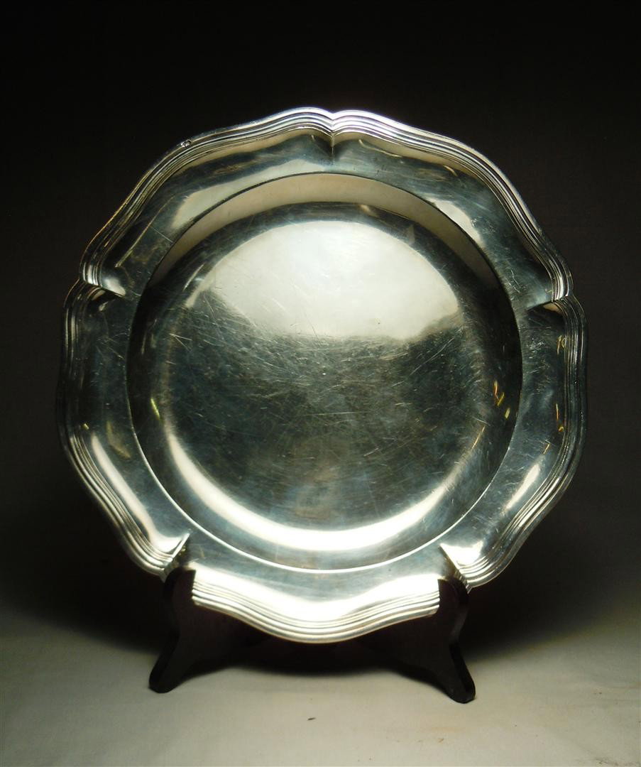 18th Century French (Paris) Deville Salver: An 18th century French(Paris) Claude Pierre Deville salver dated 1775(see touch marks). Salver measures 10 1/2" in diameter and weighs 18.9 T.O.