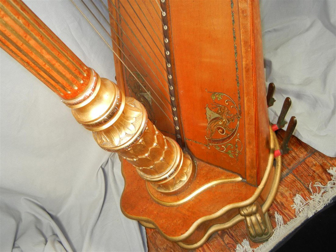 19th Century Sweetland-Schimmeyer Co. Harp - 5