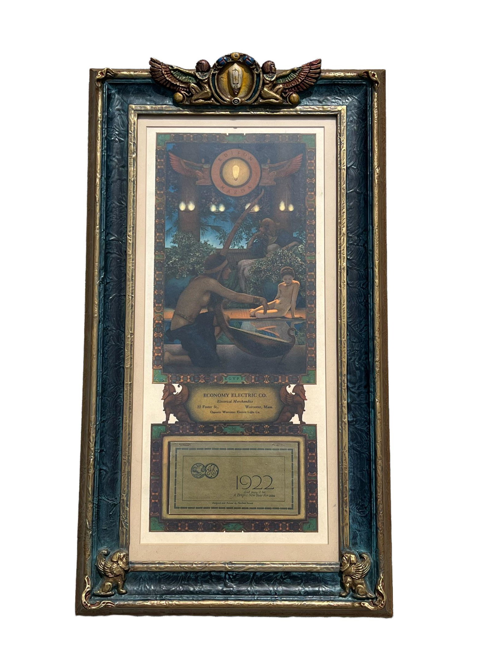 Maxfield Parrish, American (1870-1966) "Egypt" Original Print (1 of 4)