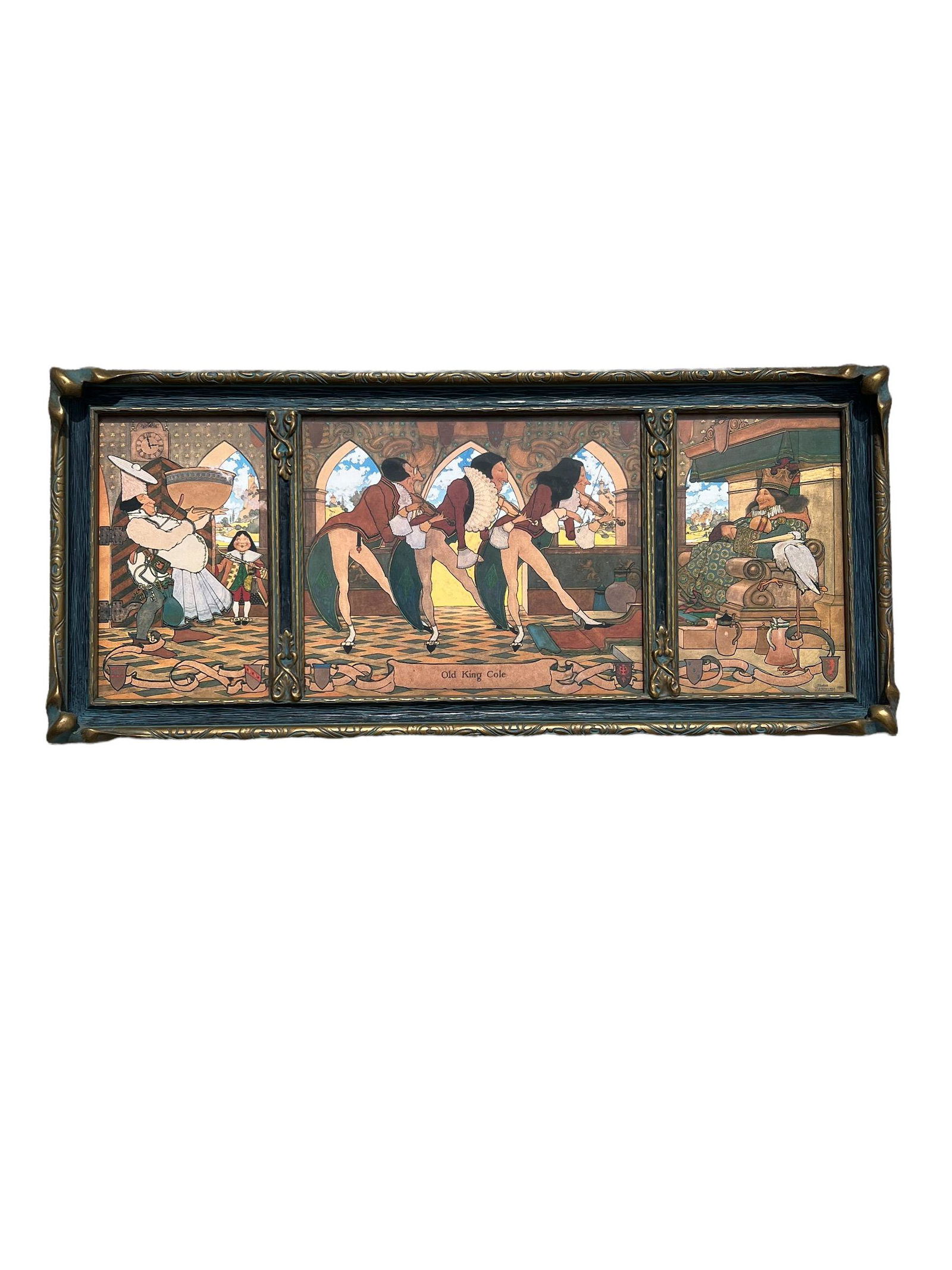 Maxfield Parrish, American (1870-1966) "Old King Cole 1894" Original Print (1 of 6)