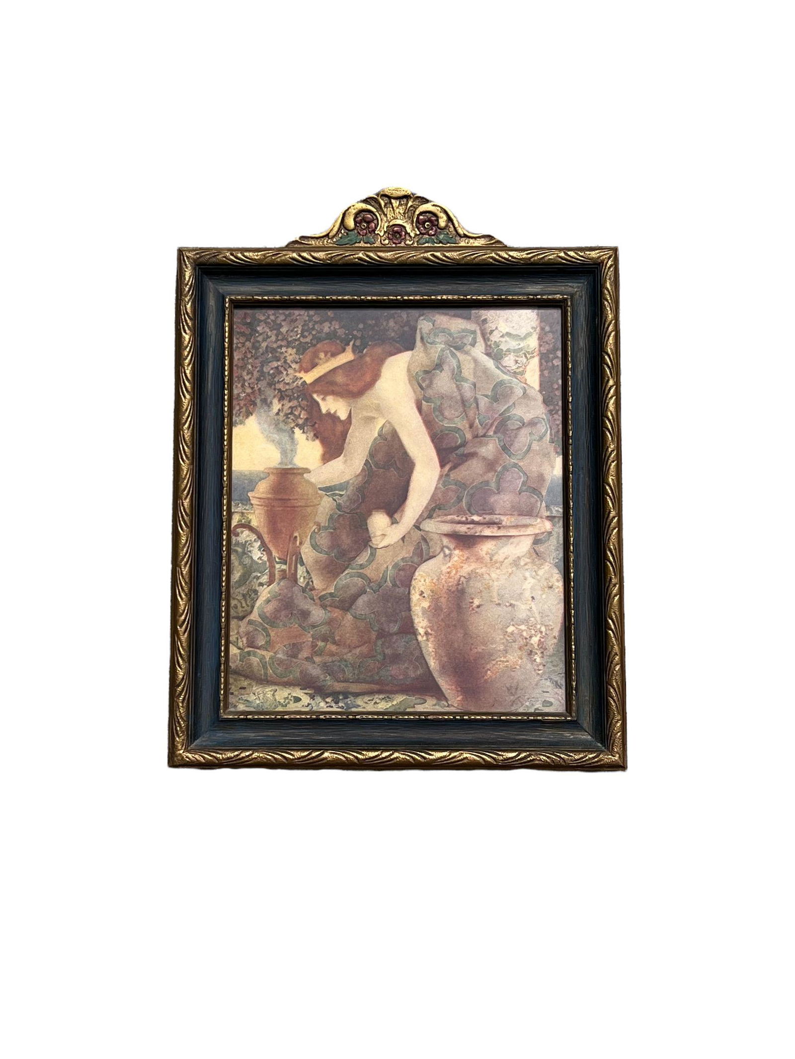 Maxfield Parrish, American (1870-1966) "Queen Gulnare" Original Print (1 of 4)