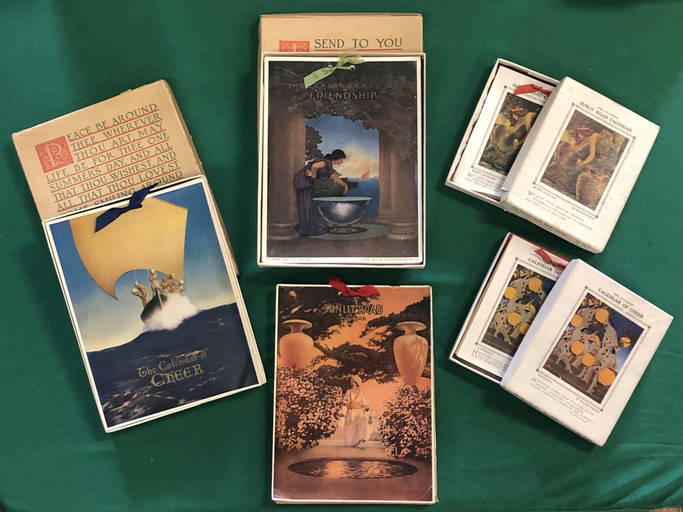 Assortment Of Maxfield Parrish Calendars