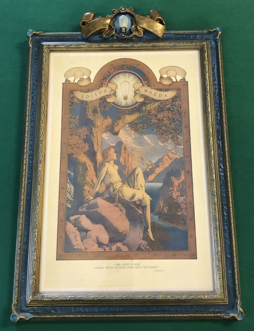 Maxfield Parrish, American, 1870-1966, "Dawn" (1 of 2)