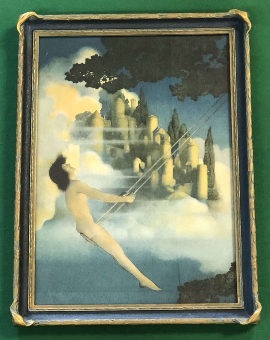 Maxfield Parrish, "Where the Dinky Bird Sings: (1 of 2)