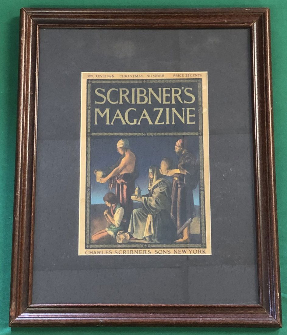 Maxfield Parrish, Scribner's Magazine, 1928 "Christmas" (1 of 2)