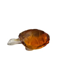 Lalique Amber Turtle