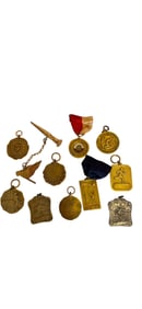 Lot of 11 sports medals